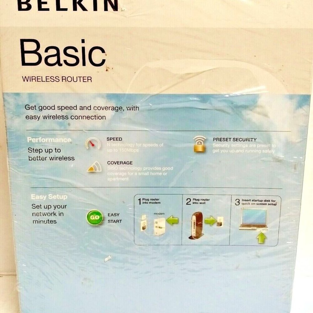 Belkin Basic Wireless Router 802.11n 150 - Picture 2 of 2